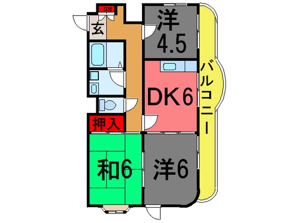 四街道駅 徒歩19分 2階の物件間取画像